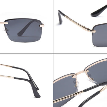 Frameless Polarized Sunglasses for Men