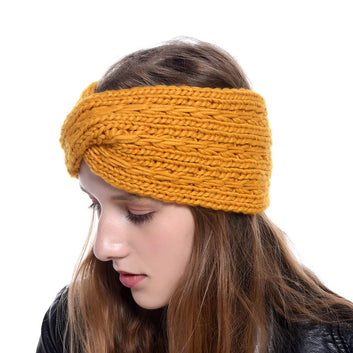 Thick Knitted Wool Headband