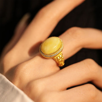 Adjustable Gold-Tone Ring