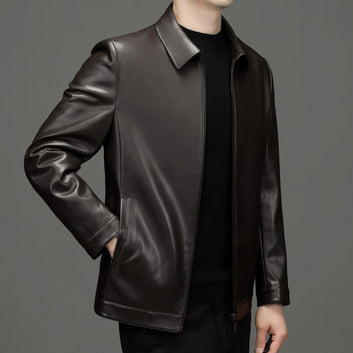 Men’s PU Leather Business Jacket