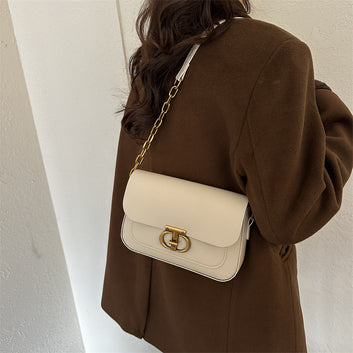 Minimalist PU Leather Shoulder Bag