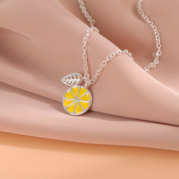 Lemon Pendant Necklace